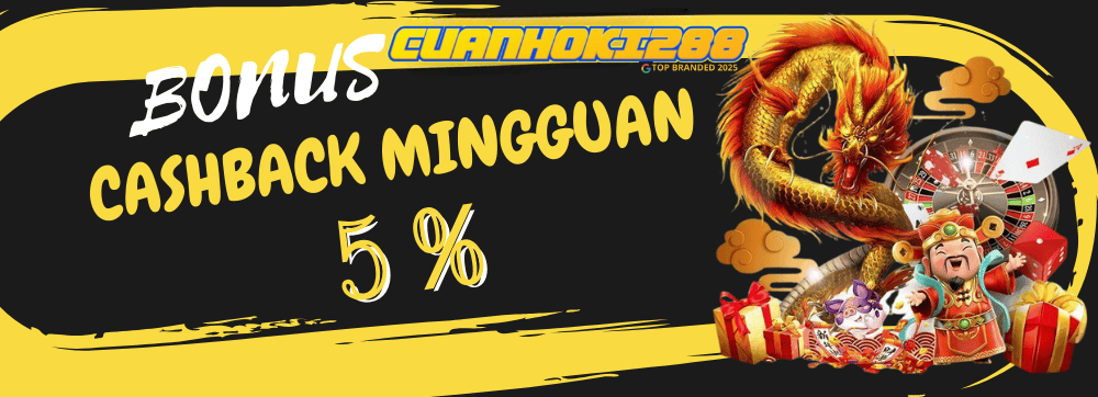 BONUS CASHBACK MINGGUAN